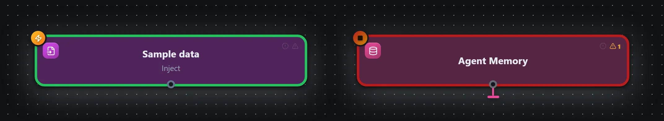 Agent Memory wired into a runnable workflow in the Studio builder