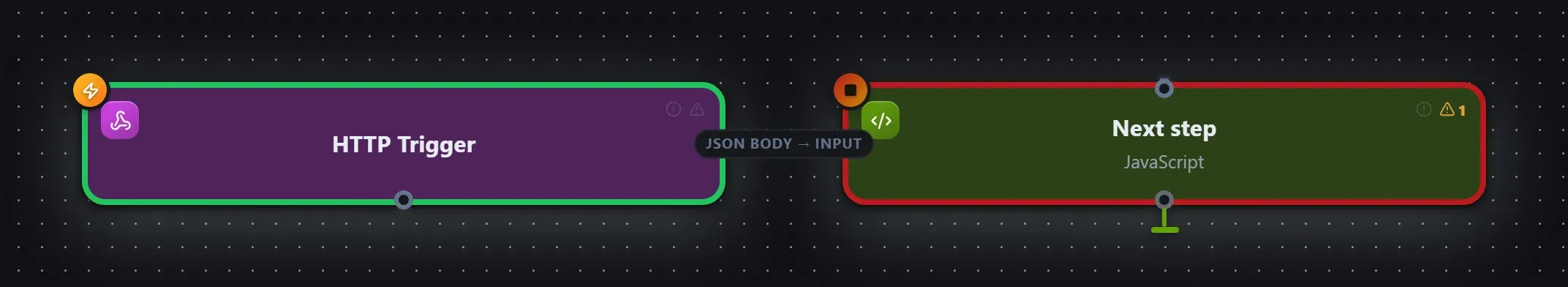 HTTP Trigger wired into a runnable workflow in the Studio builder