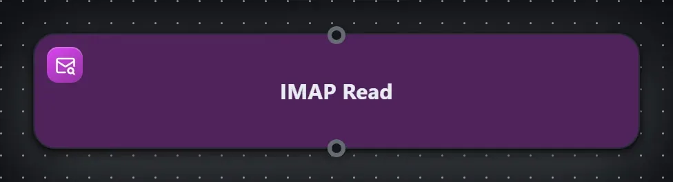 The IMAP Read step on the Studio canvas