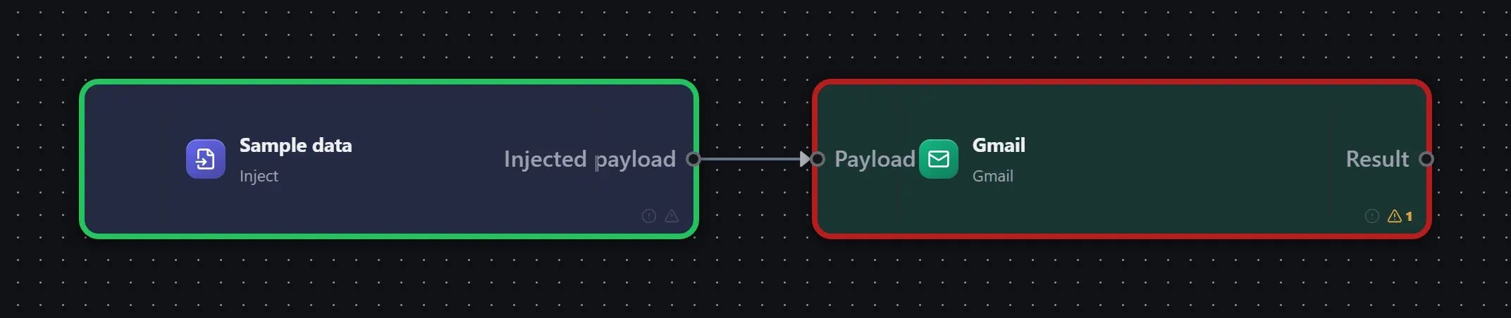 Gmail wired into a runnable workflow in the Studio builder