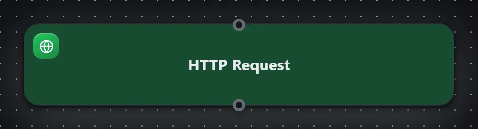 The HTTP Request step on the Studio canvas