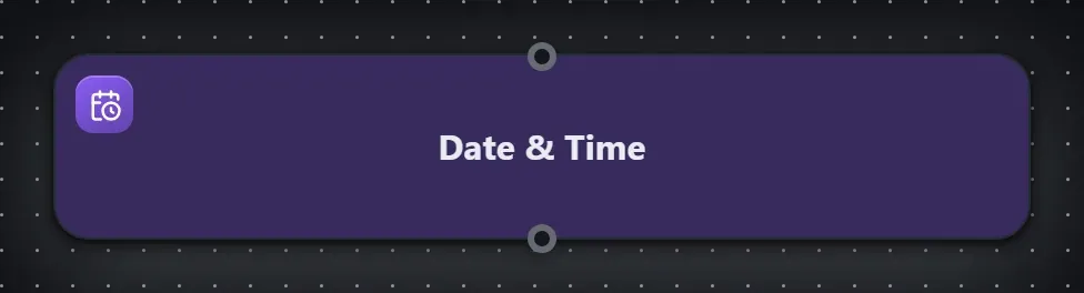 The Date & Time step on the Studio canvas
