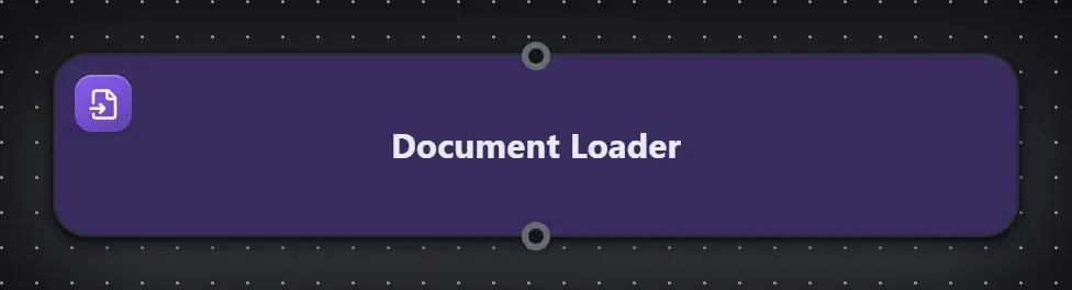 The Document Loader step on the Studio canvas