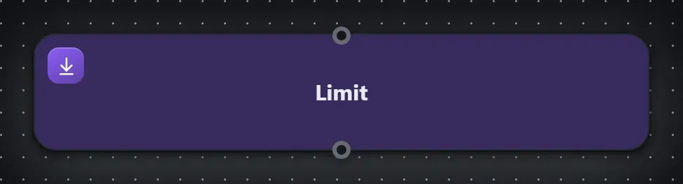 The Limit step on the Studio canvas
