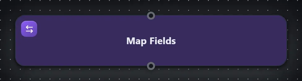 The Map Fields step on the Studio canvas
