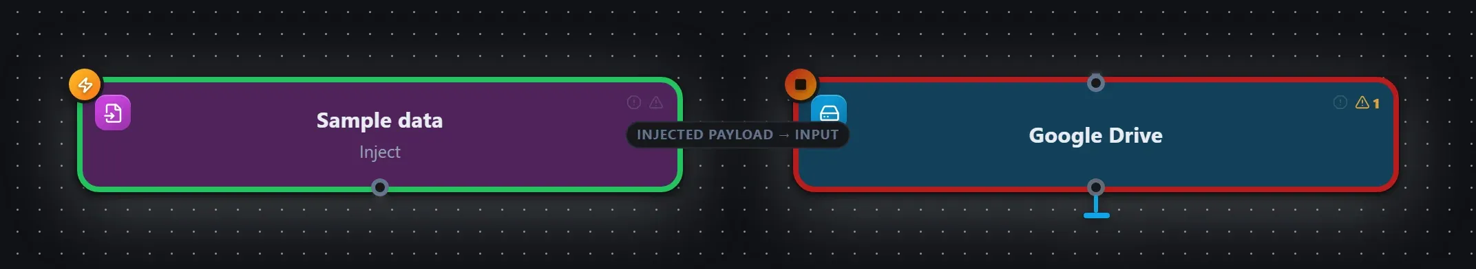 Google Drive wired into a runnable workflow in the Studio builder