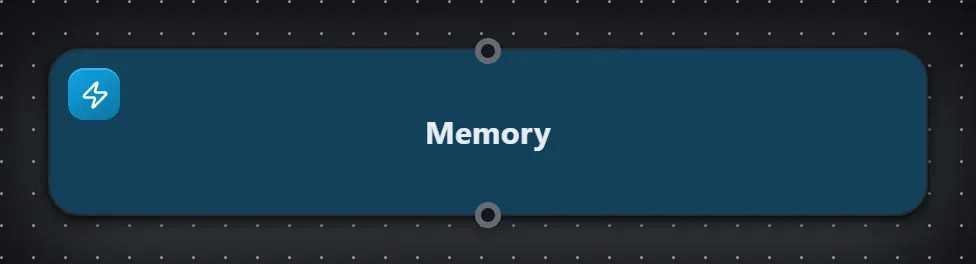 The Memory step on the Studio canvas