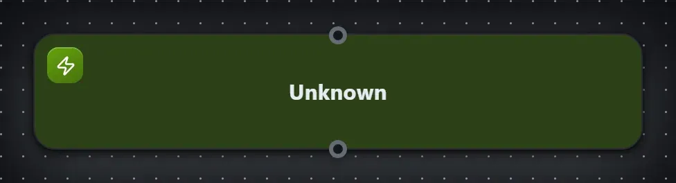 The Unknown step on the Studio canvas