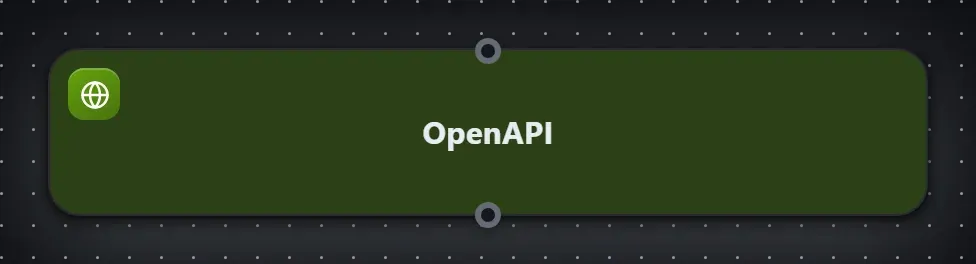 The OpenAPI step on the Studio canvas